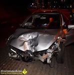 Dronken bestuurder ramt straatmeubilair