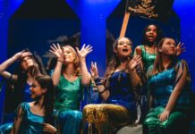 Leerlingen Lage Waard met vliegende act in Peter Pan-voorstelling