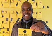 Lezing door journalist Jeffrey Moyo uit Zimbabwe in Hof van NL