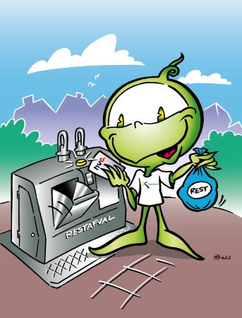 Ert Afvalinzameling illus container