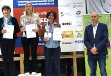 Marijke Koers wordt 3e bij sneldammen blitz