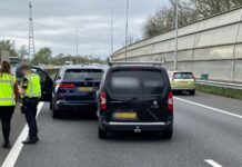 Aanrijding op A15 bij Hardinxveld