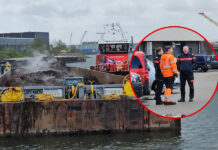 112-Nieuws: broei in duwboot