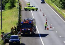 Melding autobrand A15 loos alarm