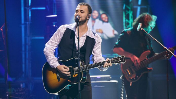 Mike Ott als Barry Gibb - foto William Rutten