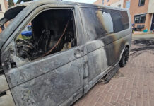 112-Nieuws: bestelbusje in brand