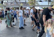 Flinke drukte bij het Wereldfeest