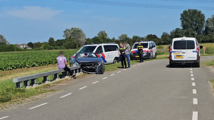 auto uit de bocht