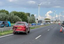 Aanrijding zorgt voor file op A15