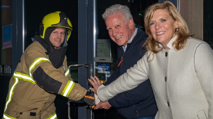 brandweeroefening veerpromendade