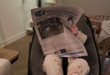 De jongste lezer van de RTVP-krant