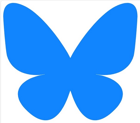 bluesky logo-klein