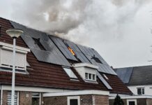 Uitslaande brand aan Abelenhof, bewoners op tijd weg
